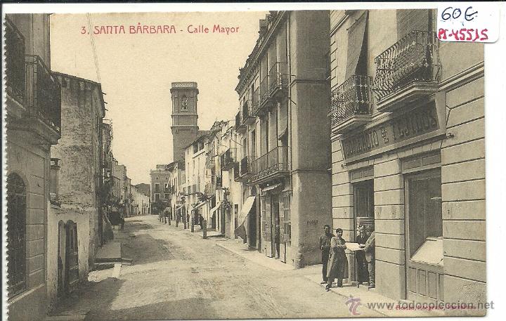 Postkarten: (PS-45515)POSTAL DE SANTA BARBARA-CALLE MAYOR