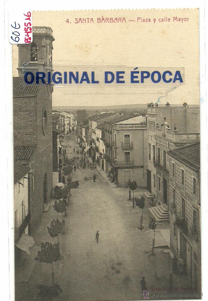 Postkarten: (PS-45516)POSTAL DE SANTA BARBARA-PLAZA Y CALLE MAYOR