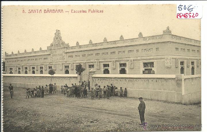 Postkarten: (PS-45520)POSTAL DE SANTA BARBARA-ESCUELAS PUBLICAS