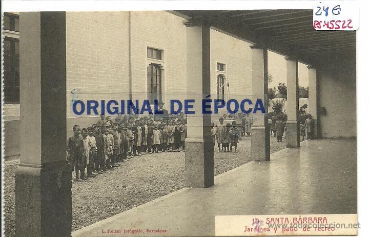 Postkarten: (PS-45522)POSTAL DE SANTA BARBARA-JARDINES Y PATIO DE RECREO
