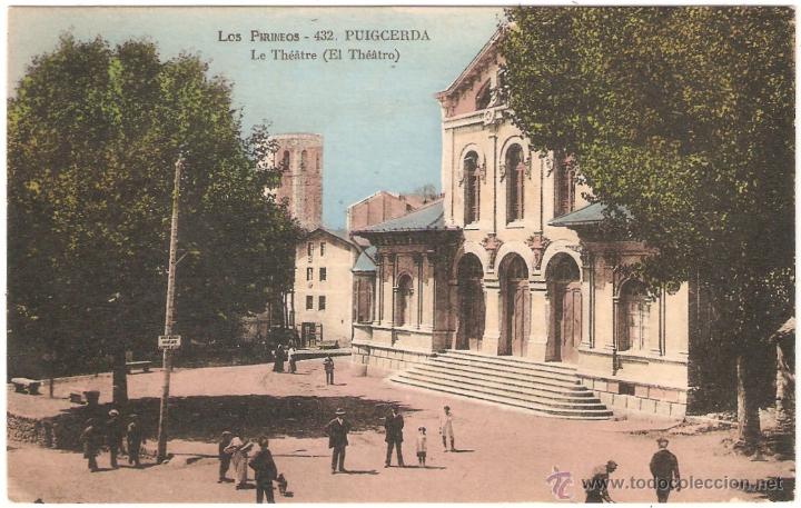 Postcards: PUIGCERD&Aacute; EL TEATRO. Buen estado