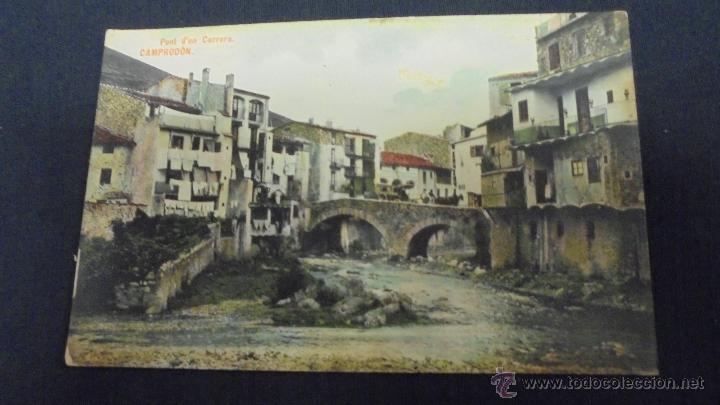 Postales: POSTAL . CAMPROD&Oacute;N. PONT DEN CARRERA. - Foto 1