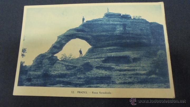 Postales: POSTAL . PRADES. ROCA FORADADA. - Foto 1