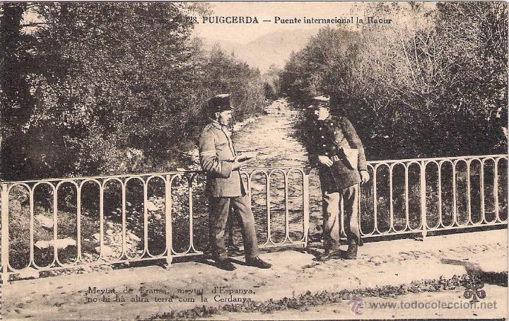 Postales: PUIGCERD&Agrave; - PUENTE INTERNACIONAL - NO ESCRITA - Foto 1