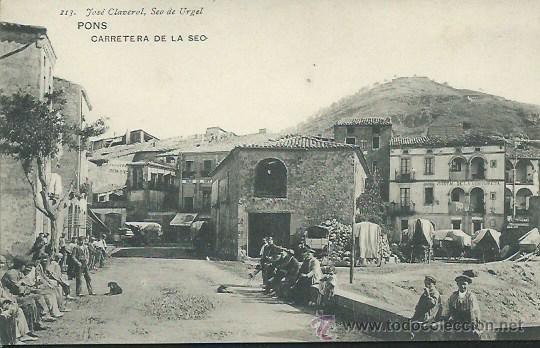 Postales: Pons. Carretera de la Seo. - Foto 1