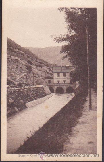Postales: POSTAL PONS CANAL URGEL COMPUERTAS - Foto 1