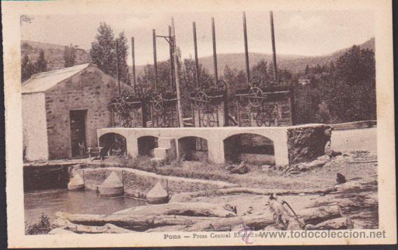 Postkarten: POSTAL PONS PRESA CENTRAL ELECTRICA