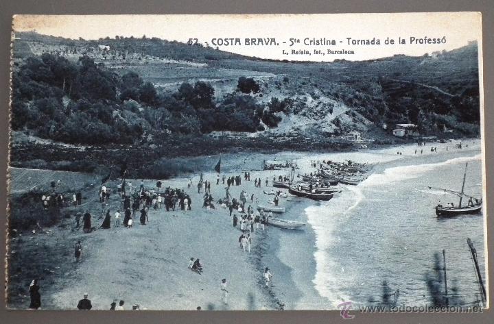 Cartes Postales: POSTAL DE SANTA CRISTINA D&acute;ARO ( COSTA BRAVA), N&ordm; 52: TORNADA DE LA PROCESS&Oacute;. FOT. L. ROISIN