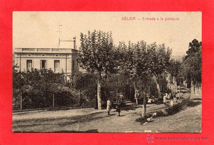 Postales: gelida. entrada a la poblaci&oacute;. roisin - Foto 1