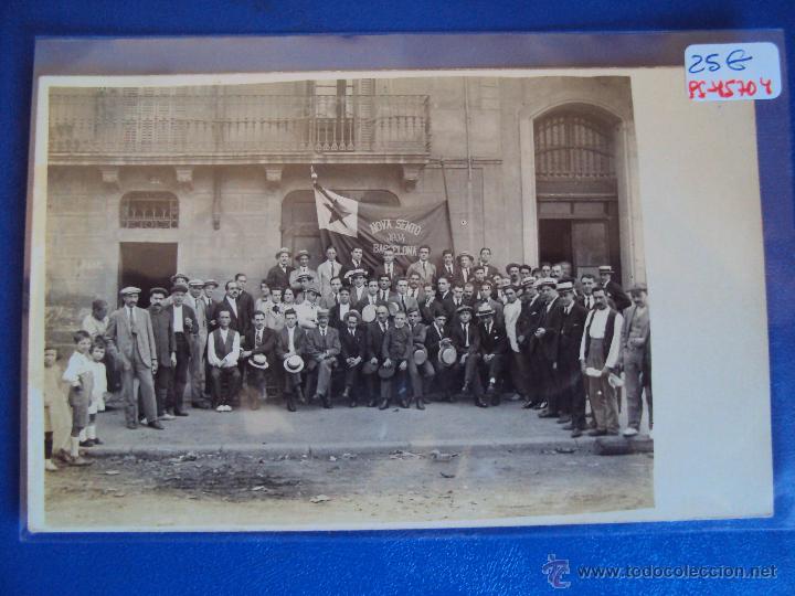 Postkarten: (PS-45704)POSTAL FOTOGRAFICA DE BARCELONA-GRUPO DE ESPERANTO NOVA SENTO 1914
