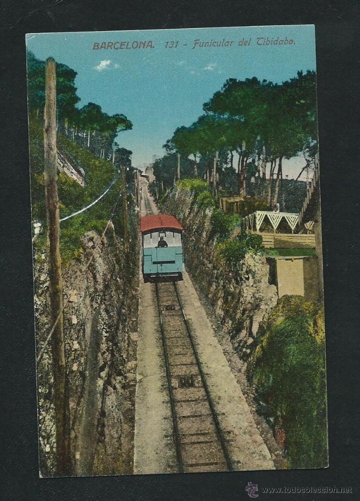 Postales: BArcelona. 131. Funicular del Tibidabo. - Foto 1