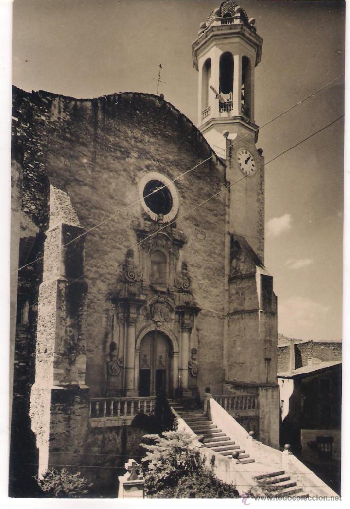 Postales: POSTAL DE LLANS&Aacute; - IGLESIA PARROQUIAL - Foto 1