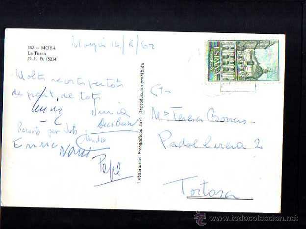 Postales: Moya. La tosca. - Foto 2