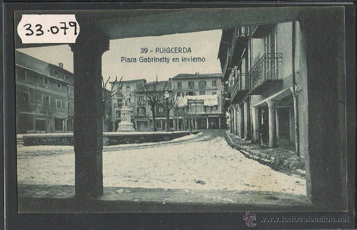 Postkarten: PUIGCERDA - 39 - PLAZA GABRINETTY EN INVIERNO - ROISIN - (33079)