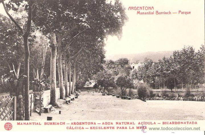 Postales: ARGENTONA MANANTIAL BURRIACH PARQUE - Foto 1