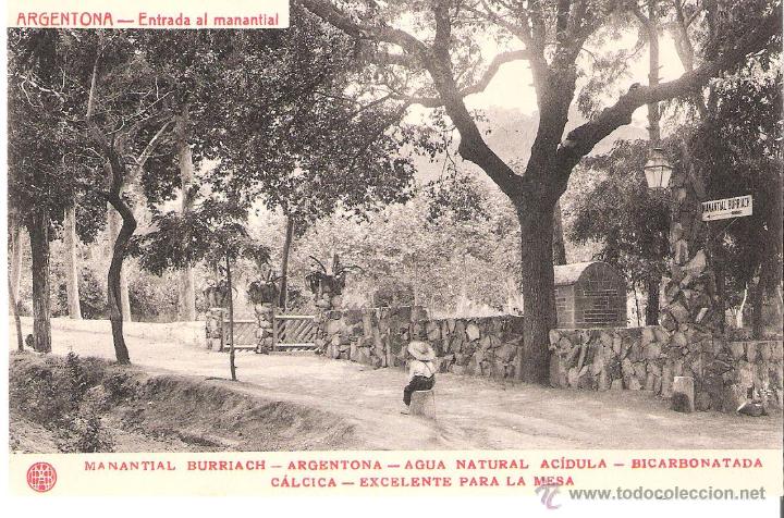 Postales: ARGENTONA ENTRADA AL MANANTIAL - Foto 1