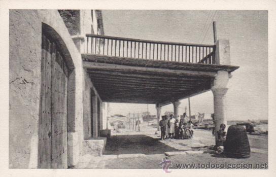 Cartoline: POSTAL VILANOVA I LA GELTRU CASA DE PESCADORS AL TRAJO DE LLEVANT