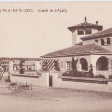Postales: P- 1756. POSTAL SANT FELIU DE GUIXOLS. CHALETS DE S' AGARO. Nº 18.