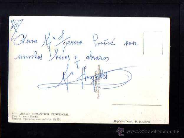 Postales: Postal Museo Casa Llopis. Sitges. Mu&ntilde;eca . Circulada - Foto 2