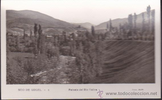 Cartoline: POSTAL SEO D'URGELL PAISAJE DEL RIO VALIRA