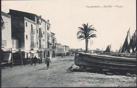 Cartoline: POSTAL VILANOVA Y LA GELTU PLAYA