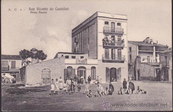 Postkarten: POSTAL SAN VICENTE DE CASTELLET PLAZA NUEVA