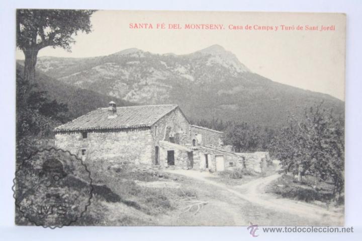 Cartoline: Antigua Postal - Santa Fe del Montseny. Casa Camps y Tur&oacute; de Sant Jordi - Ed. Thomas