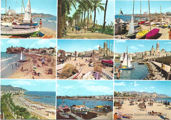 Postales: SITGES - VARIOS ASPECTOS - Foto 1
