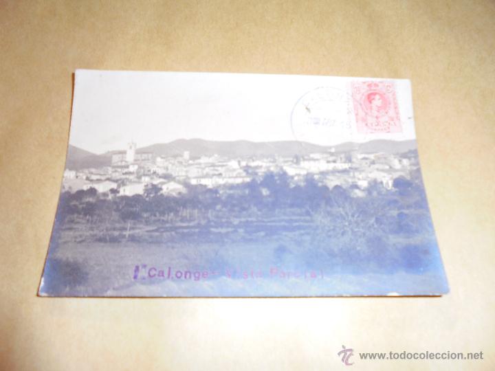 Postkarten: CALONGE - VISTA PARCIAL POSTAL FOTOGRAFICA CIRCULADA 1915 - 14X9 CM.