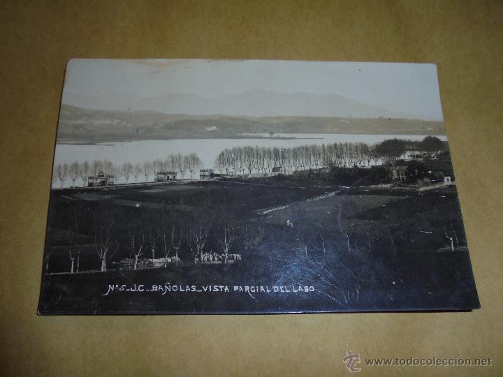 Postkarten: N&ordm; 5 - J.C. BA&Ntilde;OLAS - VISTA PARCIAL DEL LAGO .POSTAL FOTOGRAFICA CIRCULADA - 14X9 CM.