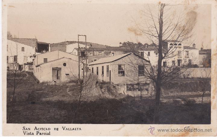 Postales: POSTAL DE SAN ASISCLO  DE VALLALTA  , VISTA PARCIAL .