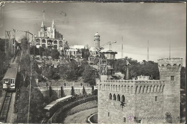 Postales: BARCELONA TIBIDABO ESCRITA - Foto 1