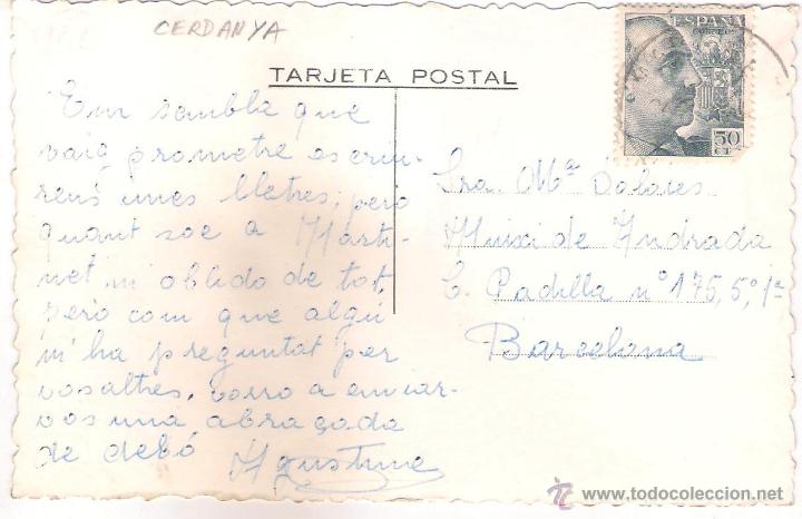 Postales: POSTAL DE MUSA - LLES DE CERDANYA . - Foto 2
