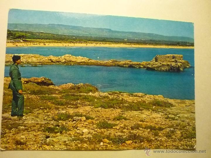 Postales: postal salou-playa el reco --g.civil