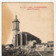 Postales: ESPARRAGUERA 1910 A.T.V. CON SELLO