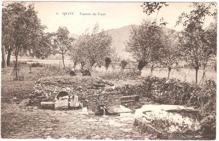 Postales: OLOT FUENTE DE CUNI 1913 - Foto 1