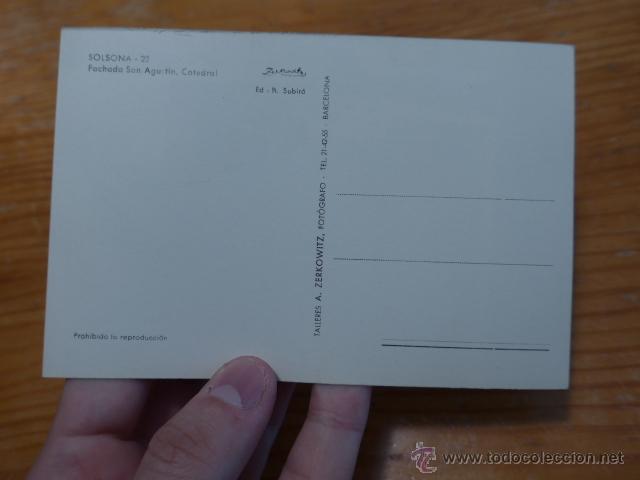 Postales: Antigua postal de Solsona - Foto 2