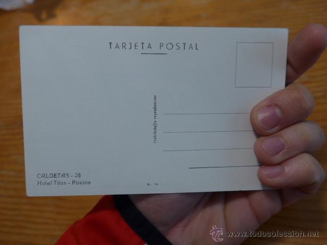 Postales: Antigua postal de caldetas, caldetes - Foto 2