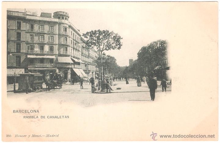 Postcards: BARCELONA RAMBLA DE CANALETAS