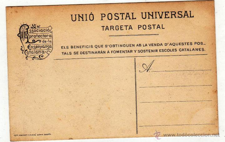 Postales: CORNELL&Aacute; DE LLOBREGAT 1910 ANTICH CASTELL - Foto 2
