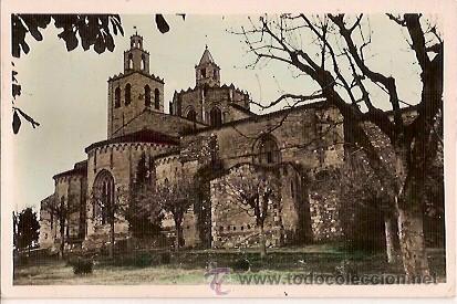 Postales: ANTIGUA POSTAL 36 SANT CUGAT DEL VALLES REAL MONASTERIO ESCRITA 1957 FOT J CABANAS