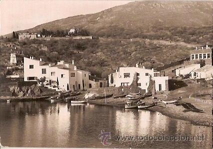 Postales: ANTIGUA POSTAL 141 PORT LLIGAT CADAQUES PLAYA Y HOTEL RESTAURANTE ESCRITA ESTUDIO VIAL