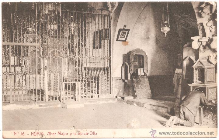 Postcards: NURIA ALTAR MAJOR Y LA T&Iacute;PICA OLLA 1927