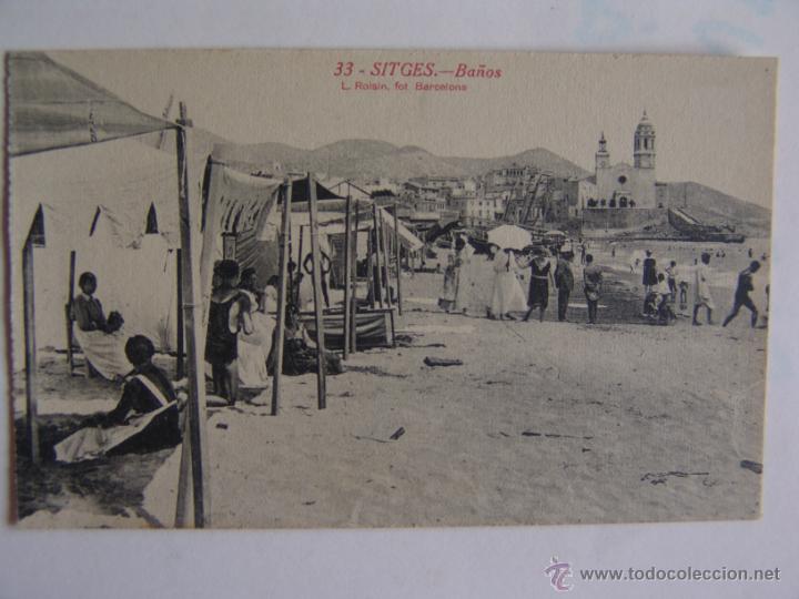 Postales: POSTAL DE SITGES BA&Ntilde;OS - Foto 1