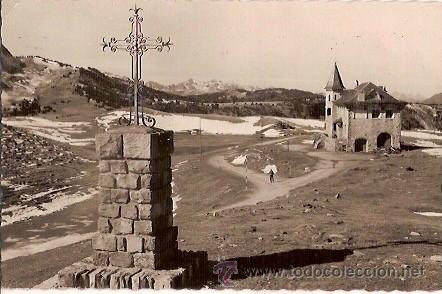Postales: ANTIGUA POSTAL 482 VALLE DE ARAN LERIDA CUMBRE DEL PUERTO DE LA BONAIGUA ESCRITA 1958 OFICINA TURISM
