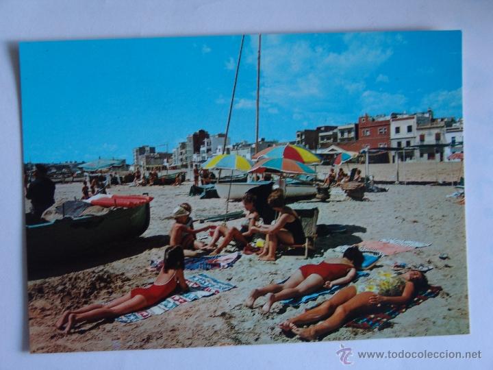 Postales: POSTAL DE TORREDEMBARRA PLAYA Y PASEO - Foto 1