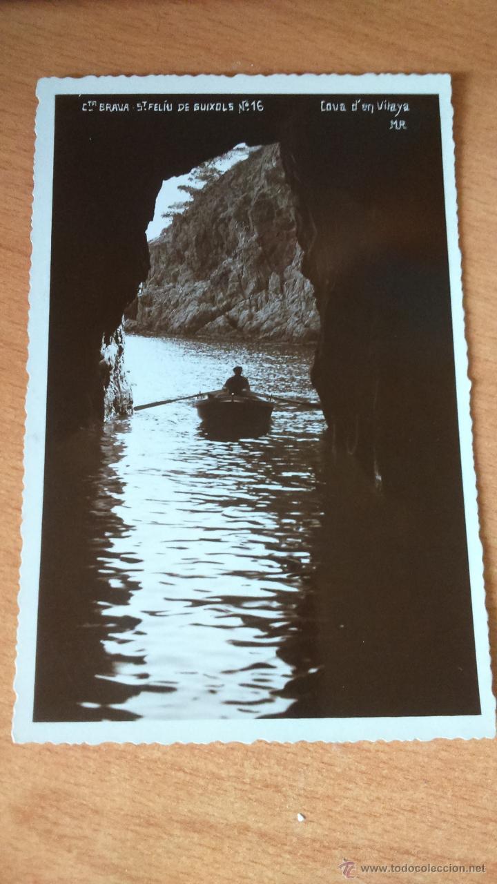 Postales: cova d'en vitaya. costa brava . sant feliu de guixols n&ordm; 16