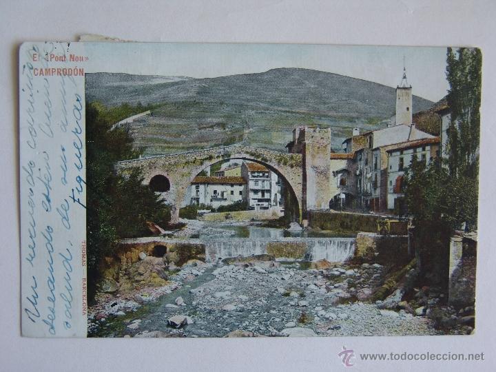 Postales: POSTAL DE CAMPRODON PONT NOU - Foto 1