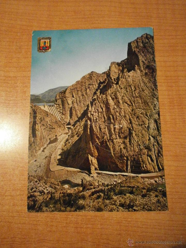 Postales: POSTAL PIRINEO CATALA VALL RIBARGO&Ccedil;ANA PONT DE SUERT CONGOST I PRESA D&acute;ESCALES ESCRITA