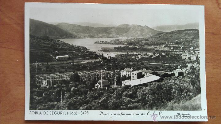 Postales: POBLA DE SEGUR - POSTE TRANSFORMACI&Oacute;N DE E. E. C. - Foto 1